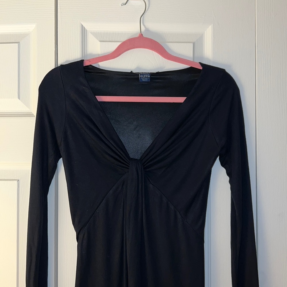 Navy silk-lined knee-length dress from Gant - XS.
